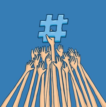 hands-reaching-hashtag